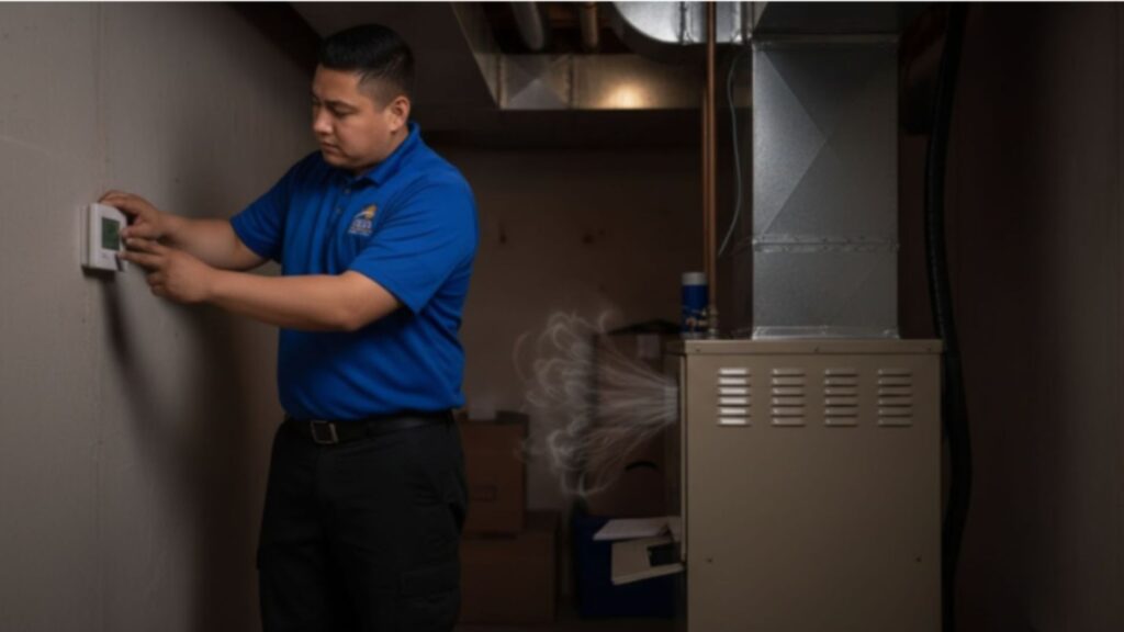 furnace blower won’t stop running